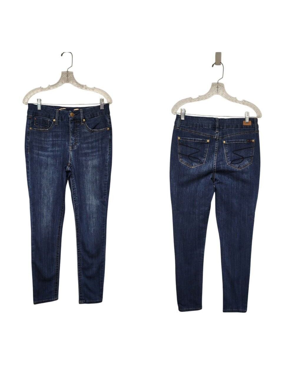 Seven7 Jeans Women’s Blue Denim Weekend Slim Fit High Rise Dark Wash Size 8